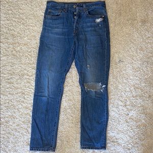 Levi’s 501 Medium Waist Skinny Jeans